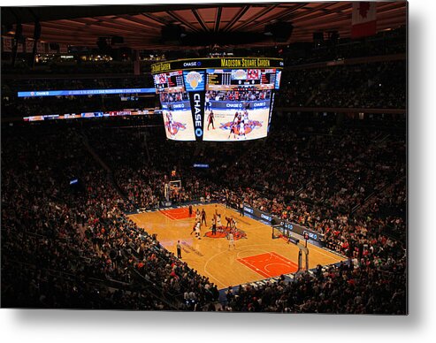 New York Knicks Metal Print featuring the photograph New York Knicks by Juergen Roth