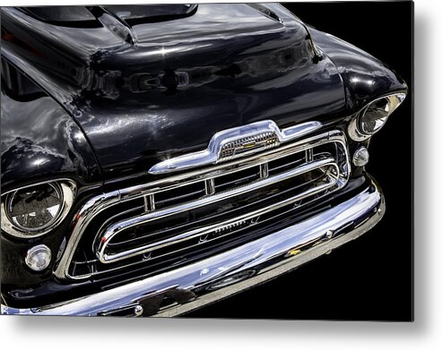 1957 Chevrolet Metal Print featuring the photograph Nice smile by Rich Franco