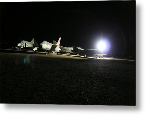 F-4 Metal Print featuring the photograph Night Crusader by David S Reynolds