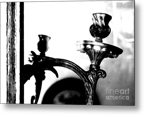 No Candle Metal Print featuring the photograph No Candle by Steven Macanka
