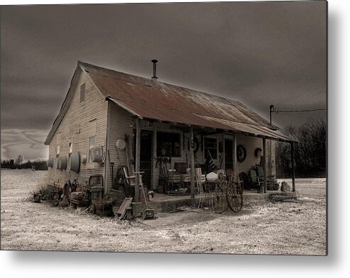 Noland Country Store Metal Print featuring the digital art Noland Country Store by William Fields