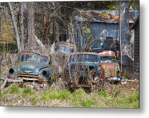Cars Metal Print featuring the photograph North Carolina Valet Parking by Bill Linhares