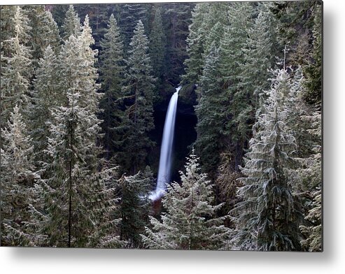 Water Metal Print featuring the photograph North Falls by Steve Parr