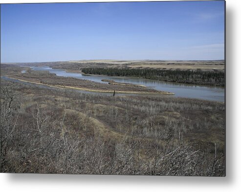 River Metal Print featuring the photograph North Saskatchewan River by Ellery Russell