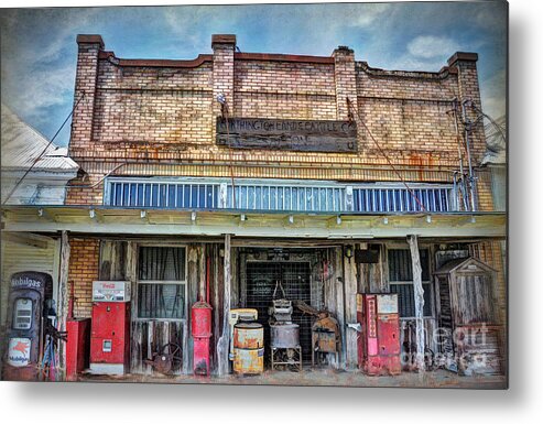 Northington Land And Cattle Metal Print featuring the photograph Northington Land and Cattle by Savannah Gibbs