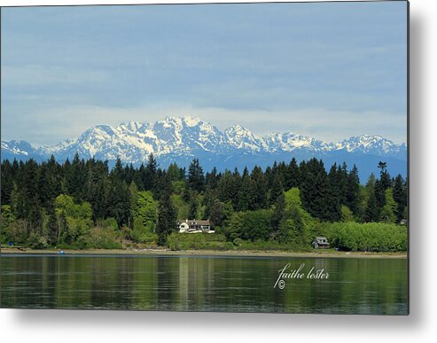 Olympic Mountains Metal Print featuring the photograph Northwest Living II by E Faithe Lester