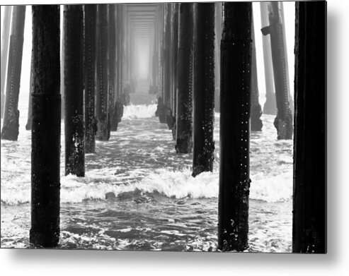 Pier Metal Print featuring the photograph Oceanside Pier in Fog by Ben Graham