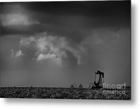 Oil Metal Print featuring the photograph Oil and Water by Ken Williams