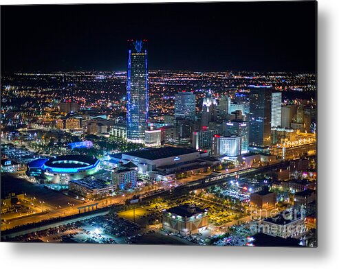 Oklahoma City Metal Print featuring the photograph Oks0051 by Cooper Ross