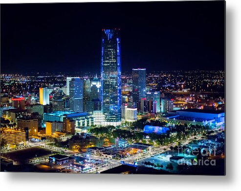 Oklahoma City Metal Print featuring the photograph Oks0052 by Cooper Ross