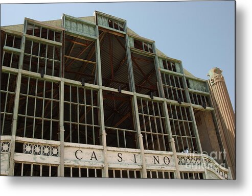 Casino Metal Print featuring the photograph Old Asbury Park Casino Shell by Anna Lisa Yoder