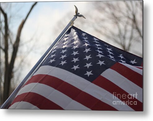 Us Flag Metal Print featuring the photograph Old Glory by Stephanie Hanson