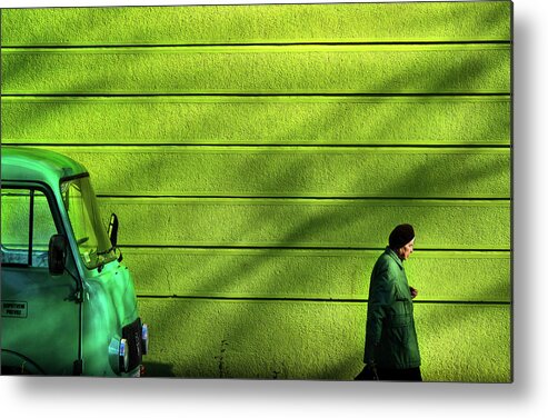 Green Metal Print featuring the photograph Old Green by Zlatko Vickovic