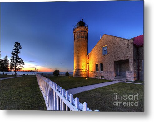 Mackinac Metal Print featuring the photograph Old Mackinac Lighthouse by Twenty Two North Photography