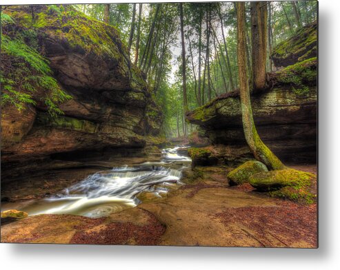 Old Man's Cave Metal Print featuring the photograph Old Man's Cave by Keith Allen