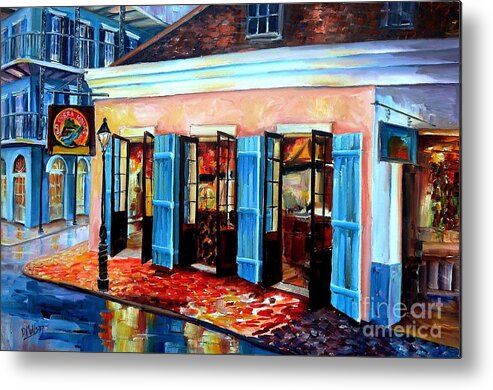 New Orleans Metal Print featuring the painting Old Opera House-New Orleans by Diane Millsap