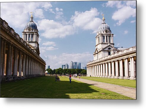 London Metal Print featuring the photograph Old Royal Navy College Greenwich by Nicky Jameson
