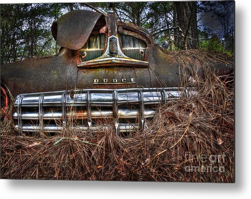 Ken Johnson Imagery Metal Print featuring the photograph Old Rusty Dodge by Ken Johnson