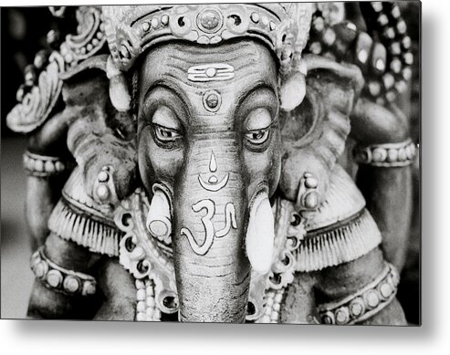 Elephant Metal Print featuring the photograph Bali OM by Shaun Higson