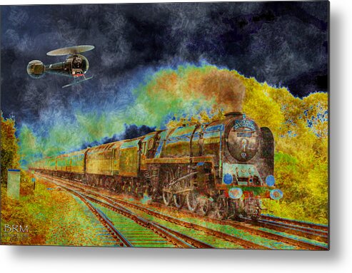 Prints Metal Print featuring the photograph On Ground and Air by Barbara R MacPhail