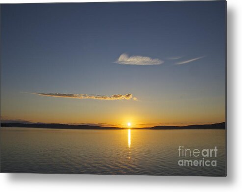 Photography Metal Print featuring the photograph On Puget Sound by Sean Griffin