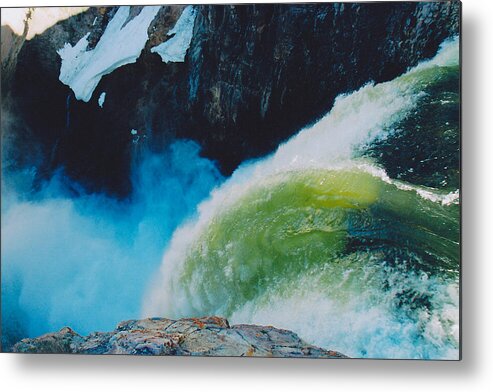 Yellowstone River Metal Print featuring the photograph On the Brink by Jon Emery