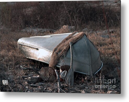 Boat Metal Print featuring the photograph Once There Was A Fisherman by Linda Cox