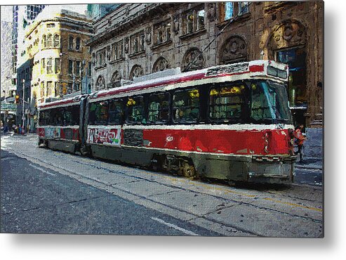 Toronto Metal Print featuring the photograph One Queen East by Nicky Jameson
