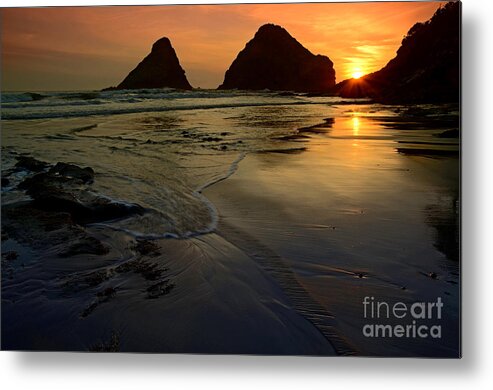 Pacific Metal Print featuring the photograph One With The Sea by Nick Boren