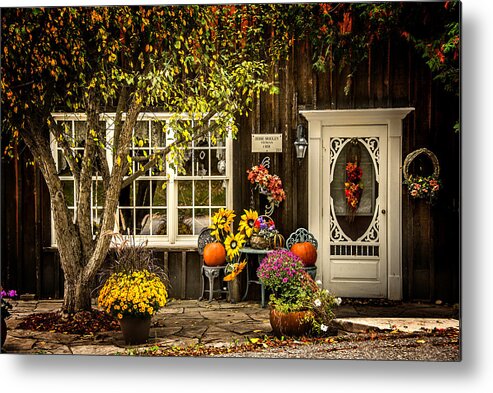 Ontario Metal Print featuring the photograph Ontario House in the Fall by Patrick Boening