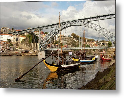 Built Structure Metal Print featuring the photograph Oporto by Get My Work Via Gettyimages