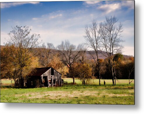 buffalo National River Metal Print featuring the photograph Orphea Old House by Lana Trussell