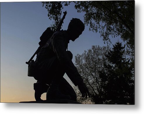 American Soldier Metal Print featuring the photograph Our Soldiers Give so Much by Ron Roberts