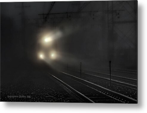 Night Metal Print featuring the photograph Out of the night #2 by Aleksander Rotner