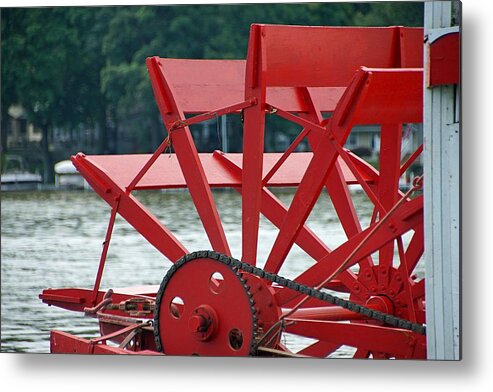 Paddle Boat Metal Print featuring the photograph Paddle Boat by Thomas Fouch