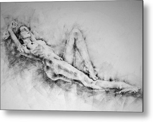 Erotic Metal Print featuring the drawing Page 15 by Dimitar Hristov