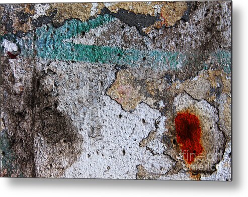 Paint Metal Print featuring the photograph Paint and rust 24 by Jim Wright