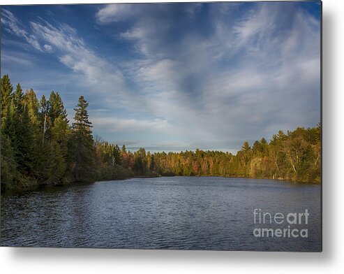 Paint River Michigan Metal Print featuring the photograph Paint River - Autumn by Dan Hefle