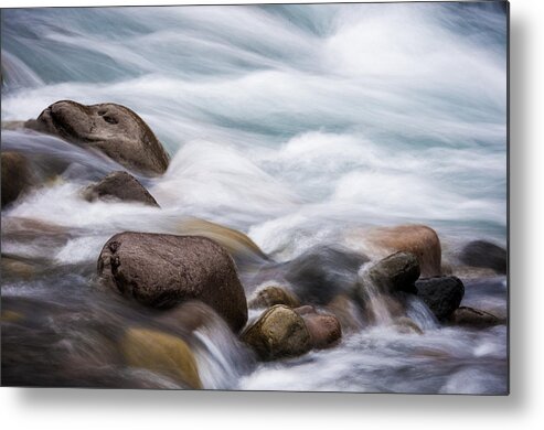 Cool Metal Print featuring the photograph Painted Water by Brian Bonham