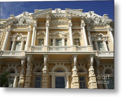 Mexico Metal Print featuring the photograph PALACIO CANTON Merida Mexico by John Mitchell