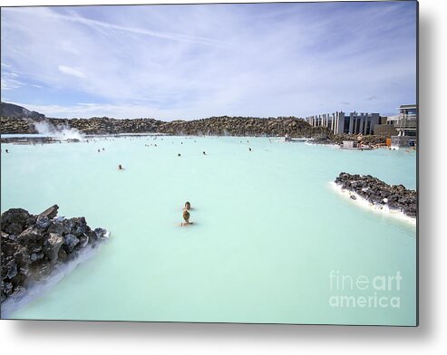 Blue Lagoon Metal Print featuring the photograph Paradise - Found by Evelina Kremsdorf