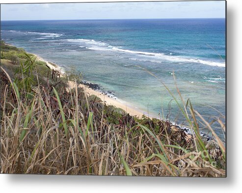 Beach Metal Print featuring the photograph Paradise Overlook by Suzanne Luft