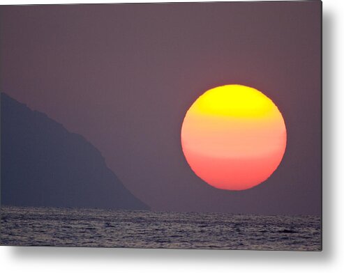  Sunset Metal Print featuring the photograph Pastel Sun by Sean Davey