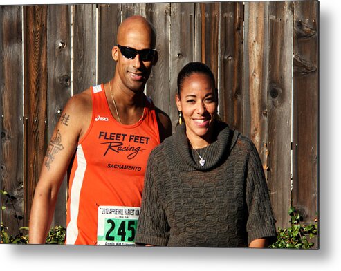Apple Hill Run Metal Print featuring the photograph Paul and Theresa - Apple Hill 2012 by Randy Wehner