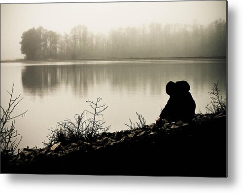 Water Metal Print featuring the photograph Peaceful Fog by Jessica Brown