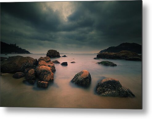 Natural Metal Print featuring the photograph Peaceful Moment 3 by Afrison Ma
