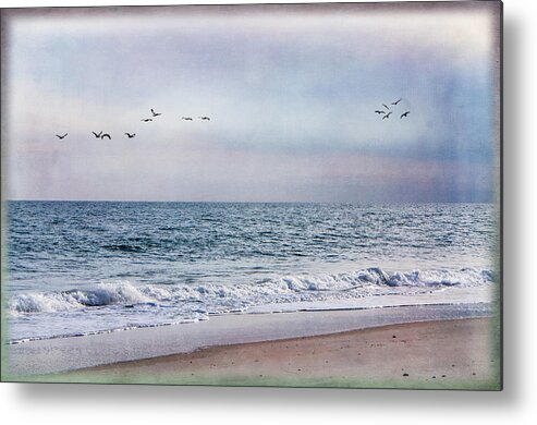 Beach Metal Print featuring the photograph Peaceful Shore by Cathy Kovarik