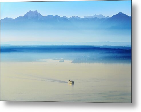 Travel Metal Print featuring the photograph Peak to Sea by Ryan Manuel