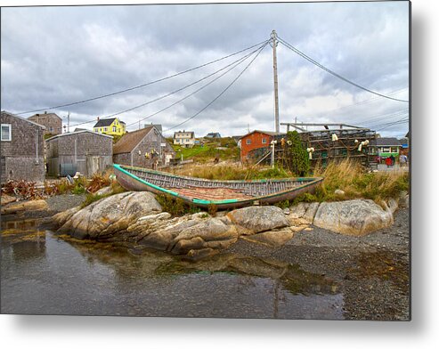 Peggy's Metal Print featuring the photograph Peggy's Cove 10 by Betsy Knapp