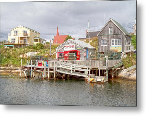 Peggy's Metal Print featuring the photograph Peggy's Cove 7 by Betsy Knapp